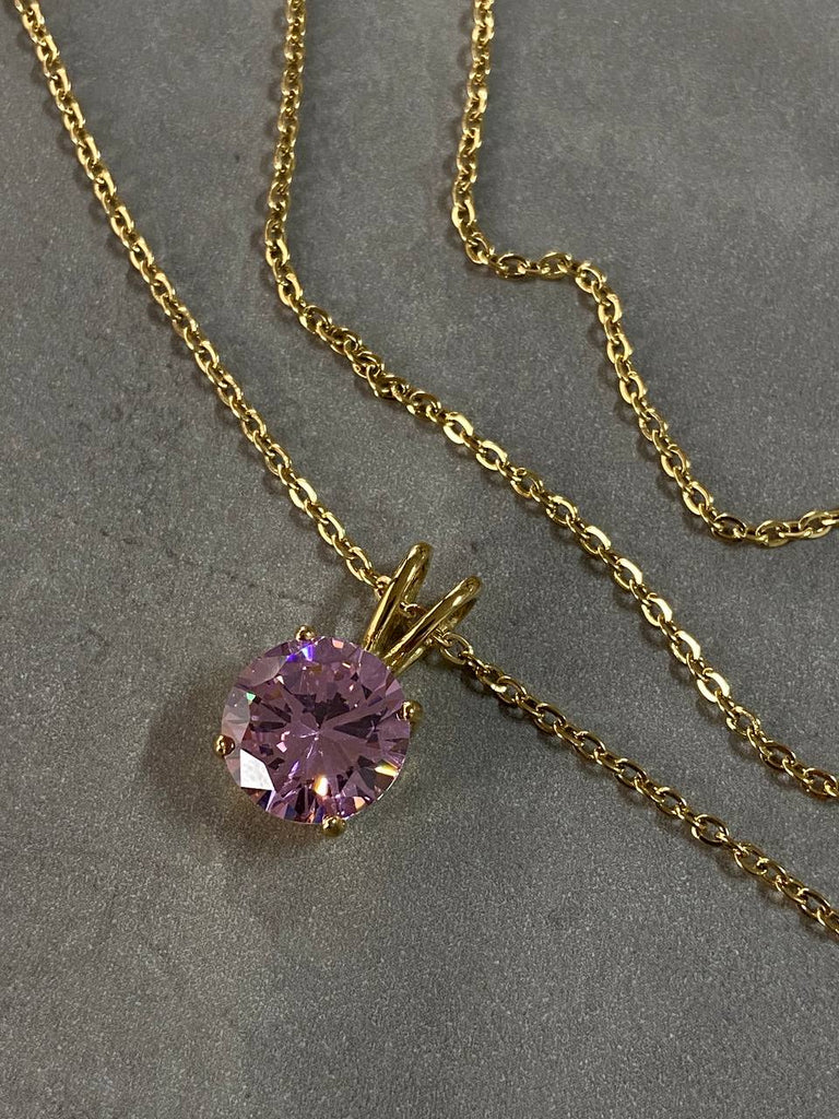 Round diamond pendant necklace - White Store Armenia