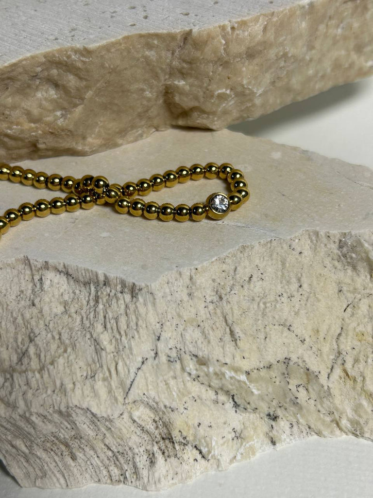 Simple gold braceley - White Store Armenia