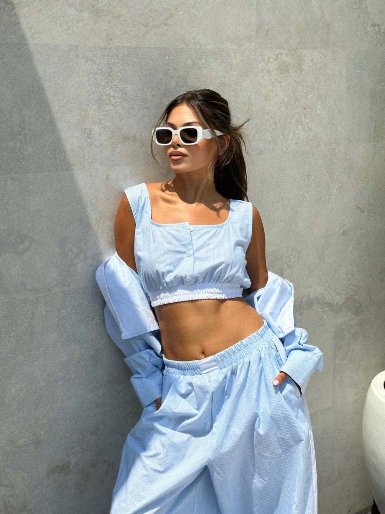 Stripe set top - White Store Armenia