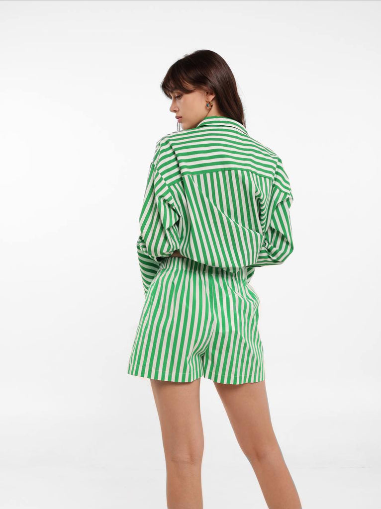 Striped set/short - White Store Armenia