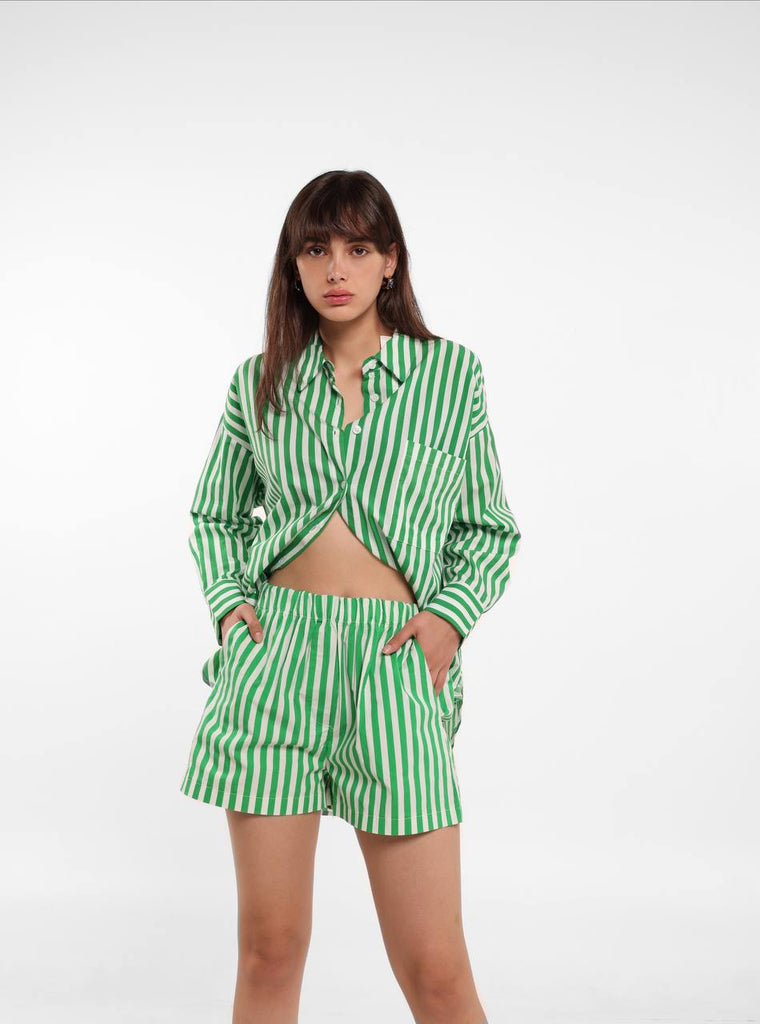 Striped set/short - White Store Armenia