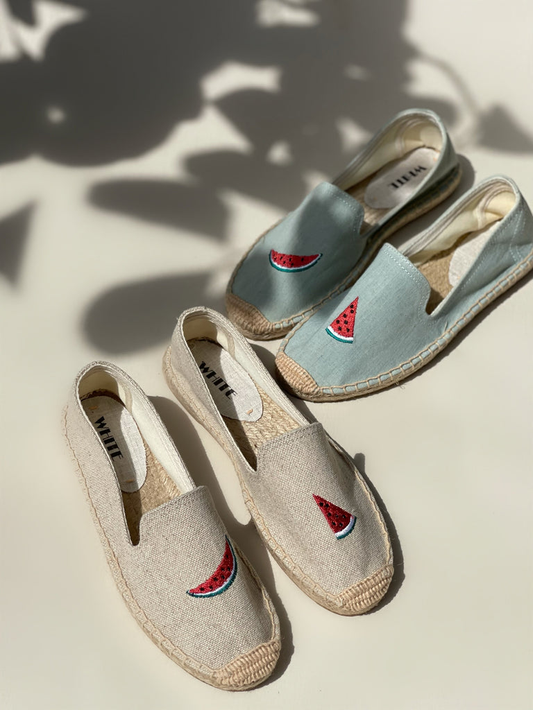 Watermelon Espadrilles - White Store Armenia