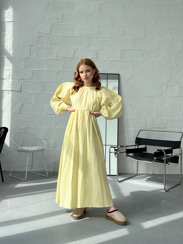 Yellow maxi dress - White Store Armenia